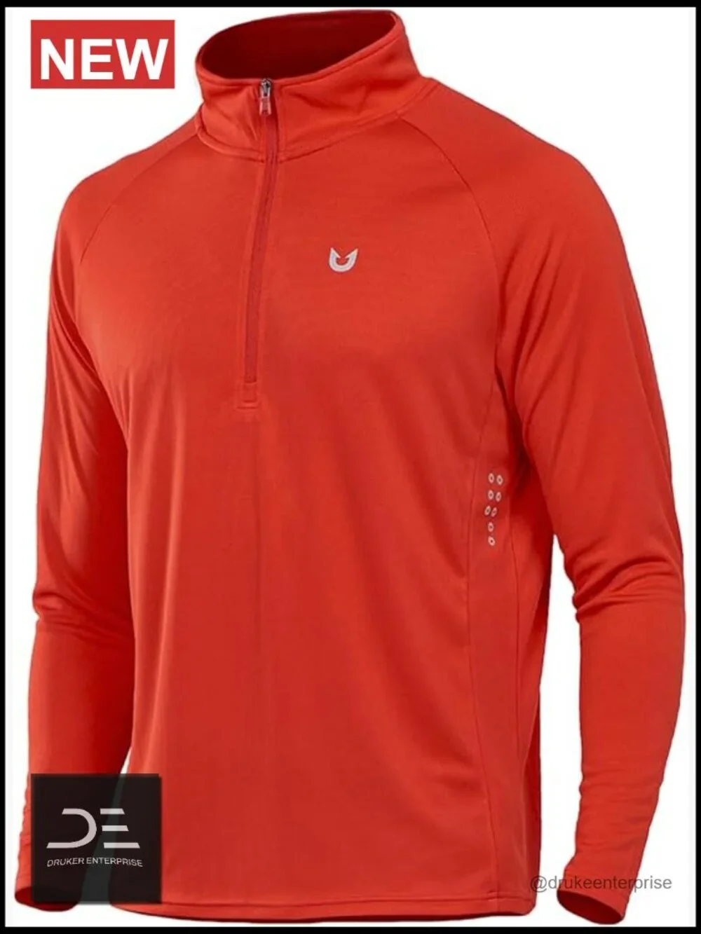 Men's Quick Dry Lightweight Quarter Zip Pullover Athletic Running Golf